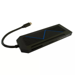 USB-jaotur LC-Power LC-HUB-C-MULTI-6-RGB USB-C 5000 Mbit/s Must