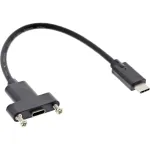 InLine USB 3.2 Gen.2 C isane / emane &auml;&auml;rikuga kaabel, must, 0,20 m