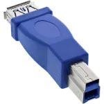 USB 3.0 adapter, t&uuml;&uuml;p A-pesa / t&uuml;&uuml;p B-pistik, InLine 35300D