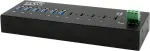 EXSYS GmbH 10-Port USB 3.2 Gen 2x1 Metall HUB, 4x USB-C + 6x USB-A (EX-12280HMS)