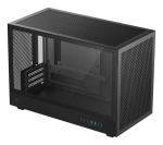 PC-korpus DeepCool CH260 Mikrotorn Must &mdash; Mikro-ATX/Mini-ITX, karastatud klaas, USB-C, max GPU 413 mm