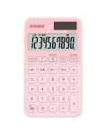 Taskup&otilde;hikalkulaator CASIO SL-310YC &mdash; 10 kohta, aku/p&auml;ikeseenergia, maksu- ja kasumifunktsioonid, heleroosa