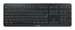 Klaviatuur Cherry Stream ultimate &mdash; T&auml;issuuruses AZERTY, USB + RF juhtmevaba + Bluetooth, K&auml;&auml;rt&uuml;&uuml;pi l&uuml;litid, LED taustvalgustus, Must