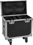 Flightcase Roadinger 2x TMH-B120 ratastega &mdash; kahekordne rack-stiilis kaitse&uuml;mbris kahele TMH-B120 seadmele