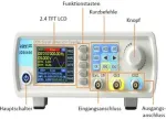 Joy-it JDS6600-LITE Funktionsgenerator v&otilde;rgutoitega 15 MHz - 0,01 &micro;Hz 2-kanaliline Kolmnurk, Ristk&uuml;lik, Signaal, Siinus, Lorentzi k&otilde;ver, vabalt valitav, Impulss, M&uuml;ra (JDS6600-LITE)