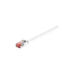 Wentronic Goobay CAT 6 lame patch-kaabel, U/FTP, valge, 1 m &ndash; vaskmaterjal (94915)