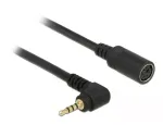 Navilock 62881 kaabliadapter, 2,5 mm 4-kontaktiline MD6-le, must
