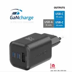 Kaasaskantav reisilaadija SWISSTEN 22071410 65W kahe USB-C-ga kiirlaadimine