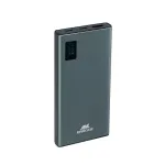 Akupank Rivacase VA1021 10000mAh, kaks USB-v&auml;ljundit, LED-indikaatorid, kompaktne kaasaskantav laadija