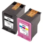 Peach HP 305XL MultiPack tindikassetid, must ja v&auml;rviline, taastatud (PI300-954)