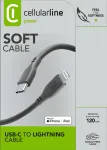 Cellularline Soft kaabel 120 cm - USB-C to Lightning USB-C to Lightning soft touch kaabel