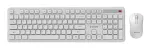 Klaviatuur + Hiir Wrl ENG/WH KBS-WPS-01-W Gembird