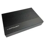 HDD/SSD korpus LC-Power LC-35U3-C 3.5 tolli Must USB Type-C 6 Gbit/s