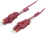SYNERGY21 Fiiberoptiline paigalduskaabel 15m LC-LC Duplex OM4 Uniboot P&ouml;&ouml;ratav Push/Pull 2mm - Multimoodkiud (S215558)