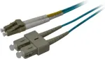 Synergy 21 10m OM3 LC-SC Dupleks Fiiberoptiline Paigalduskaabel - Aqua
