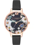 Olivia Burton naiste k&auml;ekell OB16GSET24 34mm lillelise numbrilaua ja k&auml;ev&otilde;ruga