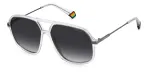 POLAROID Unisex PLD6182S900WJ Ristk&uuml;likukujulised polariseeritud p&auml;ikeseprillid - must raam, hall l&auml;&auml;ts 59mm