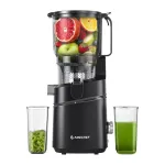 AMZCHEF SJ-036CBK Aeglase P&ouml;&ouml;rlemisega Mahlapress (Must)