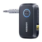 UGREEN Bluetooth 5.3 heli saatja-vastuv&otilde;tja adapter LDAC, aptX HD, aptX Low Latency, 3.5mm AUX/RCA/optiline, USB-C, Multi-point, teleri, arvuti, koduste stereos&uuml;steemide ja autoheli jaoks (must)