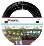 Gardena Micro-Drip-System tilkkastmistoru p&otilde;&otilde;sastele ja hekkidele, 1,6 l/h, 25 m, must (13503-20)