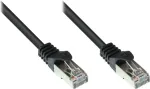 Alcasa 855S-015 Cat5e SF/UTP &uuml;henduskaabel, RJ45, 1,5 m, must