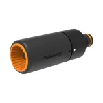 Fiskars 1027088 voolikud&uuml;&uuml;s sujuva pihustuse reguleerimisega, must/oranž