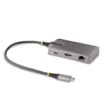 StarTech.com USB-C mitmeportadapter - 4K 60Hz HDMI - HDR - 2-pordiline 5Gbps USB 3.0 jaotur - 100W toiteedastus l&auml;bip&auml;&auml;suga - GbE - Works with Chromebook sertifitseeritud - Windows/macOS