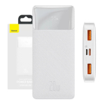 Akupank Baseus Bipow 10000mAh, 20W (valge)