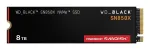 WESTERN DIGITAL SSD - WD_BLACK SN850X - 8TB - Pci-e Gen4 x4 - M.2 2280
