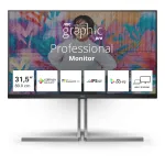 AOC U3 U32U3CV arvutimonitor 80 cm (31,5 tolli) 3840 x 2160 pikslit 4K Ultra HD LCD must