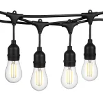 V&auml;listingimustesse sobivad pirnvalgustid Lite bulb moments Extralink 10 m, 10 pirni, aiagurlant
