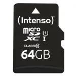 Intenso Performance - m&auml;lukaart (microSDXC koos SD-adapteriga) - 64GB - UHS-I U1 / Class10 - microSDXC UHS-I (3424490)