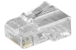 Lanview LVN-PLUG-FLAT RJ45 pistik lamekaabli jaoks, 8 kontakti