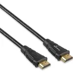 HDMI kaabel MediaRange MRCS247 2 m, HDMI t&uuml;&uuml;p A isas-t&uuml;&uuml;p A isas, HDMI 2.1, 18 Gbit/s, kullatud kontaktidega, must