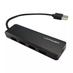 USB-jaotur LC-Power LC-HUB-U3-4-V2 USB 3.2 Gen 1 Type-A USB-C 5 Mbit/s Must