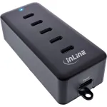 InLine USB-C pikendus 5-pordiline 100W siseruumide laadija universaalne &uuml;hilduvus