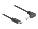 DeLOCK 85393 toitekaabel Must 1,5 m USB C 3,5 x 1,35 mm