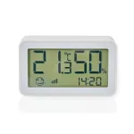 Nedis ZBSC30WT - Nutikas kliimaandur - Zigbee 3.0 - akutoitega - Android - IOS - valge