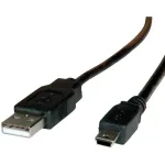 ROLINE USB 2.0 kaabel, Type A - 5-Pin Mini 1,8m (11.02.8719)