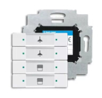 Busch-Jaeger 6127/01-84 KNX surunupp-andur, 4-kordne, stuudiovalge