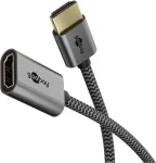 &Uuml;likiire HDMI-Flexiadapter, kaabel must/kuldne