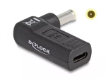 DeLOCK adapter USB USB-C emane Samsung 5,5 x 3,0 mm isane 90&deg; nurga all