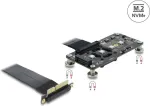 DELOCK PCI Express 3.0 x4 &ndash; M.2 Key M adapter, 10 cm kaabel, mudel 64357