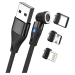 USB-kaabel RealPower MagneticCharge3 0,2 m USB A Must Kiirlaadimine