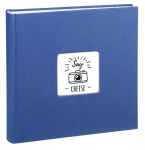 Hama 00001899 Fine Art Jumbo fotoalbum, 30x30 cm, 100 valget lehek&uuml;lge, sinine