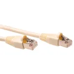 ACT Ivory 7 meetri pikkune SF/UTP CAT5E paigalduskaabel, katmata RJ45 pistikutega