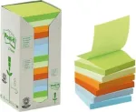 3M Post-it m&auml;rkmepaber Ruudukujuline Sinine, Roheline, Roosa, Lilla 100 lehte Isekleepuv