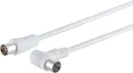 Koaksiaalkaabel S/CONN 80037-32 7,5 m IEC valge