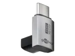 Goobay USB-C adapter vertikaalne 90&deg; p&ouml;&ouml;ratud USB4 - -Pistik> (74444)