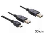 USB-kaabel DeLOCK 83178 USB 2.0 0,3 m 2 x USB A must